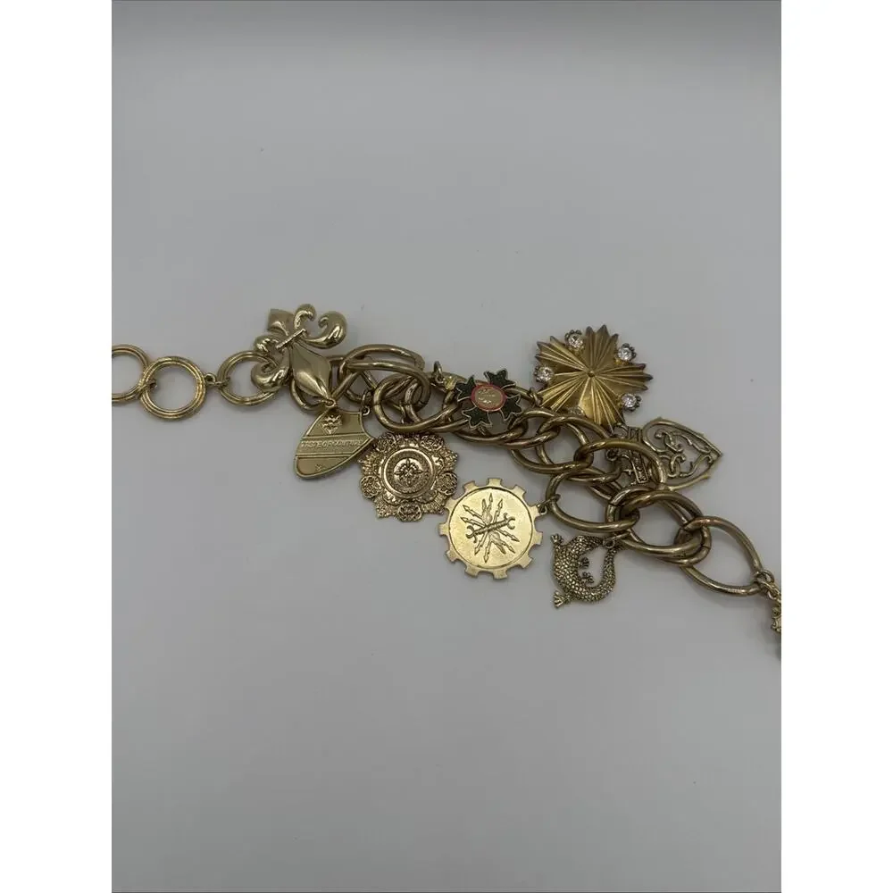 Miss Tina Taste of Couture Gold Bracelet with TM Circular Monogram
